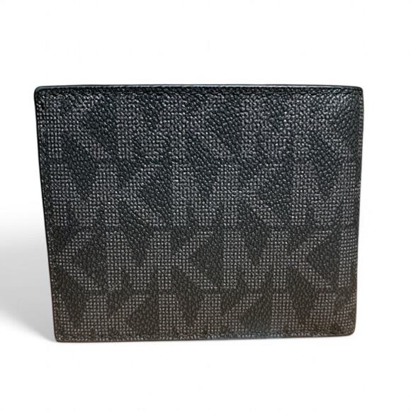 Michael Kors 86F2SMNF5B Jet Set Slim Billfold Black Men's Wallet NWOB - Picture 4 of 4